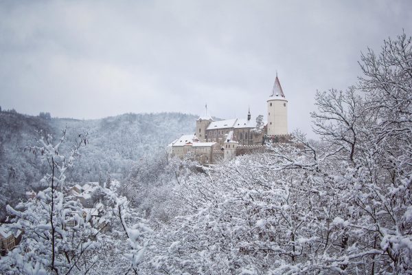 hrad Křivoklát v zimě