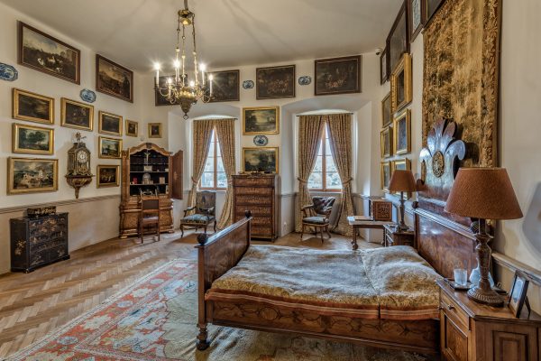 Princeznina ložnice na zámku Nelahozeves