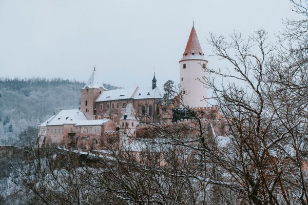 Hrad Křivoklát v zimě