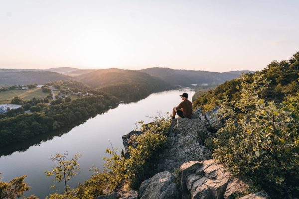 Albertova vyhlídka v NPR Drbákov - Albertovy skály