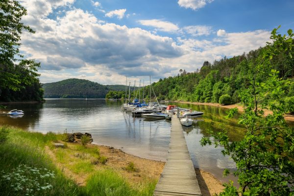 Marina Hřebeny na Orlické přehradě, lodě