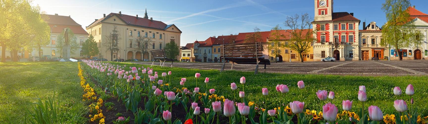 Masarykovo náměstí ve Slaném