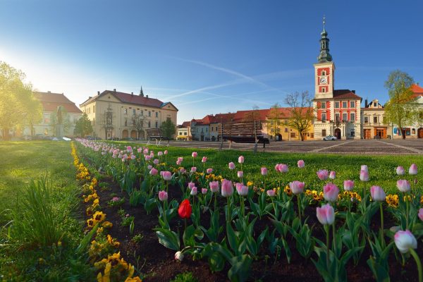 Masarykovo náměstí ve Slaném