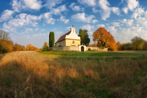 Hradiště Libušín na podzim