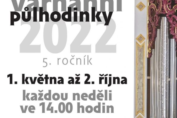 Svatá Hora – nedělní varhanní půlhodinky – plakát