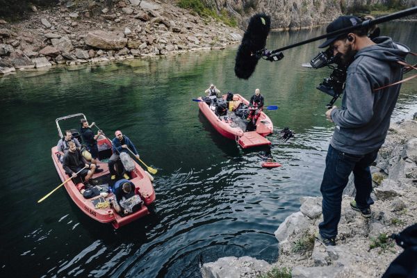 natáčení filmu Jan Žižka v lomu Velká Amerika