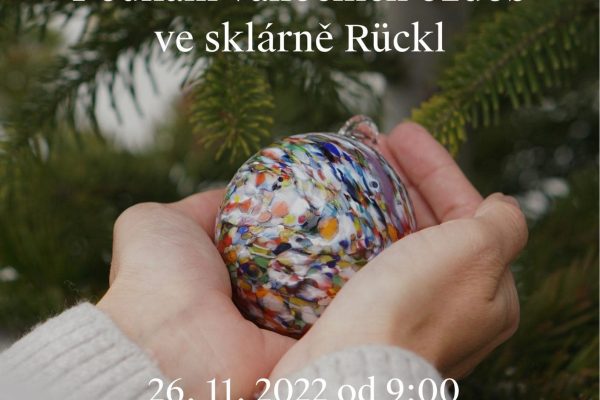 Foukání vánočních ozdob, Rück - plakát