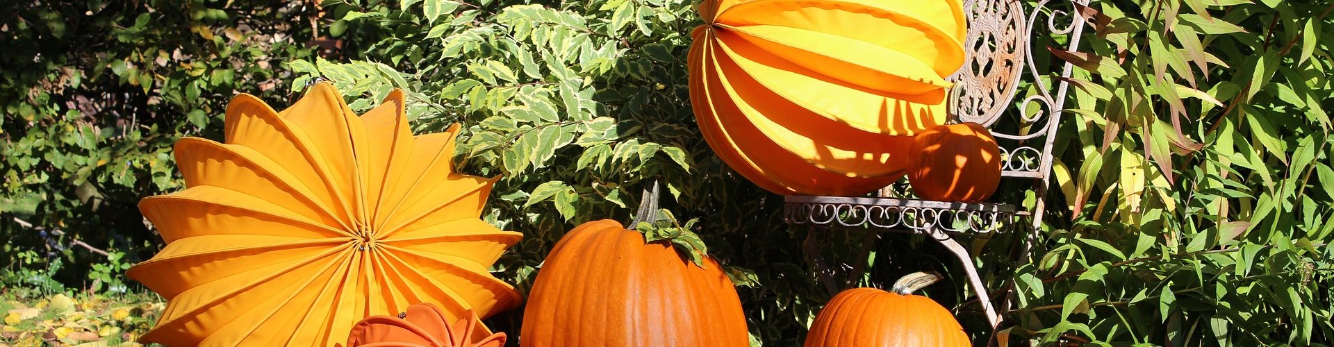 Lampiony, dýně, podzim