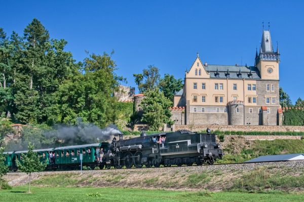 Parní lokomotiva ve Zruči